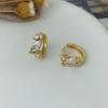 Pendientes de plata de ley s925 de uso diario, pendientes personalizados de moda barroca, pendientes de luz de luna blanca de gran venta transfronteriza en Europa y América.