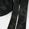 Mc Impresión y Teñido Mate Mcbk Cinta Camuflaje Imitación Nylon Cp Negro Cinta Multiespecificación Equipo para Exteriores 2-5cm