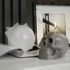 Molde de Silicone para Vela de Resina de Cristal DIY, Crânio Dentuço para Enfeite, Decoração de Mesa
