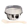 Taza de Papel de Aluminio para Freidora de Aire Caja para Pasteles de Nieve Caja de Papel de Aluminio para Durian Caja para Tortitas Caja de Empaque para Chocolate Lava