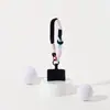 Alça de pulso curta trançada em corda com blocos de cor, estilo minimalista ins, com fivela dupla, adequada para telefones celulares, câmeras CCD e garrafas de água