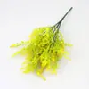Venta Caliente Transfronteriza de Amazon Ramo de Flores Acuáticas Planta Verde Lavanda Hojas de Planta Setaria viridis Set de Flores de Plástico al por Mayor