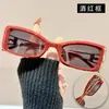 Óculos de Sol Novo Estilo, Moda Europeia e Americana, Armação Grande, Óculos de Sol com Armação Branca Chá, Quadrado para Fotografia de Rua ao Ar Livre, Óculos de Sol de Alta Qualidade