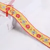 Cinta jacquard de flor de trompeta de color sólido de 3 cm, accesorio para ropa, decoración del hogar, cortinas y diversas decoraciones DIY G3622
