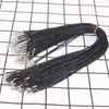 Acessórios DIY Corda para Colar Fivela Lagosta Corda de Couro Fio de Cera Coreano Corda para Colar Corda de Couro Preto Pingente Corda para Pingente