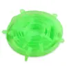 Tapa de Silicona para Conservar Frescura Juego de Seis Piezas Tapa de Silicona de Grado Alimenticio Cubierta Universal para Conservar Frescura Tapa Redonda Universal para Tapa de Bol Sellador