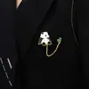 Broche Panda Estilo Chino Lindo Animal Insignia para Bolsa Ropa Accesorios para Bolsa Bambú Panda Gigante Cadena Pin de Solapa