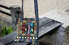 Bolsa de ombro única bolsa de franja bolsa estilo étnico bolsa transversal bolsa de souvenir de viagem bordada Leidezhu Yunnan tecido grosso zíper pequena