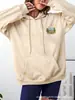 Moletom Yellowstone Suéter com capuz europeu e americano Suéter liso com letras Moletom oversized