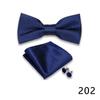 Corbata formal de negocios para hombre pañuelo de bolsillo traje banquete traje de boda accesorios lazo cuello flor fábrica mayoreo