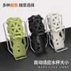 Porta-copos para Veículo Elétrico, Porta-copos Adaptável para Motocicleta Sem Furos, Montável em Guardas de Segurança, Rotatório para Entregadores