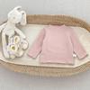 Conjunto de Dos Piezas para Niñas 2026: Top Interior de Punto Jacquard para Bebé y Pantalones de Campana, Estilo Versátil de Otoño