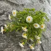 Nuevo Producto Césped Acuático Artificial de 5 Picos Girasol Arreglo Floral de Boda Accesorios Fila de Flores de Plástico Decoración de Boda Fabricante de Flores Venta al por Mayor