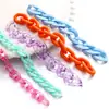 Hebilla de Cadena Abierta Colorida Acrílica DIY Hebilla Transparente de Color Sólido Accesorios para Pulseras Collares Joyería Hechos a Mano DIY