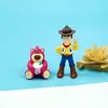 Chaveiro Desenho Toy Story Buzz Lightyear Woody Carro Pingente de Chaveiro para Bolsa Pequeno Presente Atacado