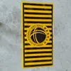 Seguridad vial anticaolisión tira reflectante barra negro amarillo rojo blanco impresión sarga película reflectante