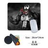 Mouse pad periférico Marvel Series Venom, tapete de mesa antiderrapante para escritório, almofada para laptop e teclado de anime