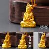 Pingente de Buda Banhado, Colar com Cabeça de Buda do Zodíaco, Pingente dos Oito Budas, Colar com Pingente Sólido de Guanyin Bodhisattva de Mil Mãos
