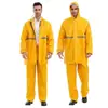 Conjunto de capa de chuva e calça de chuva novo unissex refletivo LOOG à prova de tempestade sistema de cores Morandi em estoque à prova d'água