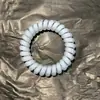 Goma para el pelo de cordón de teléfono de fresa y coco para niña, Elegante, Sin marca, No aprieta, Alta elasticidad, Duradera, para mujeres