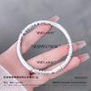 Pulseira de prata esterlina 9999 com padrão de grama encaracolada, estilo chinês, pulseira de nicho de prata tailandesa para mulheres, pulseira personalizada sólida Xiangyun