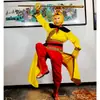 Disfraz de Actuación del Rey Mono Sun Wukong en el Jardín de Flores de Durazno, Viaje al Oeste, Mito Negro: Disfraz de Rendimiento de Wu Kong, Disfraz de Cosplay