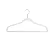 Perchas Antideslizantes Afelpadas para Abrigos Negros Trajes de Hombre Perchas de Terciopelo Sin Costuras Venta Directa al Por Mayor Tienda de Ropa