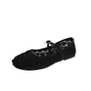 Comercio Exterior Tallas Grandes 2026 Primavera Estilo Hada Lazo Punta Redonda Boca Baja Zapatos de Salón para Mujer Nuevos Versátiles Suela Suave Zapatos Mary Jane