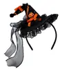 Diadema de Halloween, Diadema Luminosa de Cuernos de Calabaza, Accesorios Divertidos para Fotos, Accesorios para el Cabello, Decoraciones para Vestidos Festivos
