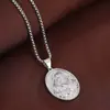 Serie de Mitología Occidental Europea y Americana Colgante de Collar con Retrato de Relieve 3D Retro Estilo de Personalidad Nicho Accesorios de Ins Venta al por Mayor