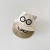 Sombrero de Bebé Qiunan Primavera y Otoño Nuevo Lindo Ins Dibujos Animados Protección Solar Sombrero de Sol para Bebé Sombrero de Pescador Cubo para Niños