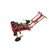 Máquina de riscar gramado de tinta manual, máquina móvel de transplante de grama natural, faca rotativa larga, máquina de riscar a gasolina