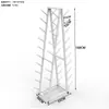 Suporte de Exibição Gatling, Suporte de Espada, Porta-Espada, Rack de Armazenamento de Chão, Rack de Exibição Horizontal com Múltiplos Furos
