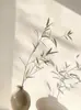 Nova Estética de Luz e Sombra, Atmosfera Fresca e Elegante, Tecido de Fundo para Transmissão ao Vivo de Celebridade da Internet, Novo Estilo Chinês Retrô Bambu