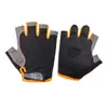 Guantes deportivos de medio dedo para hombres y mujeres, para ciclismo al aire libre, fitness, transpirables, absorción de impactos, antideslizantes, para montañismo al aire libre, guantes de medio dedo