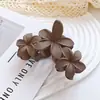 Nuevo estilo transfronterizo, pinza para el cabello que combina con todo, pinza para el cabello, tocado, pinza para el cabello con flor esmerilada y tiburón, accesorios para el cabello para mujeres de estilo europeo y americano.