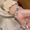 Pulsera Floral de Mariposa Estilo Similar de Xiaohongshu, Nueva Pulsera Súper Hada de Moda China, Regalo de Cumpleaños para Mejor Amiga