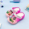 Desgaste exterior flash fresco suela gruesa antideslizantes agujero luminoso zapatos de dibujos animados Nezha Bestia Encantada Moda Baotou Pantuflas
