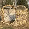 Tienda de campaña de camuflaje para pesca y camping al aire libre, cálida y engrosada para clima frío, adecuada para varias personas, a prueba de viento y resistente al frío, venta al por mayor