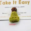 Suministro directo de fábrica flor de ganchillo de lana coreana sombrero pequeño accesorios para el cabello DIY pasador de lazo anillo para el cabello accesorios