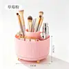 Soporte Giratorio de Escritorio para Almacenamiento de Brochas de Maquillaje, Estante Organizador de Cosméticos, Mesa de Tocador, Porta Brochas de Sombras, Caja para Labiales, Portalápices