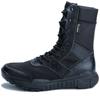 Nuevas botas de combate para hombre, ultraligeras, transpirables, de verano, para exteriores, tácticas, de seguridad, de lona, para entrenamiento, botas de desierto.
