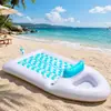 Anillo inflable para nadar de avión flotante de celebridad de internet, bote de asalto para adultos, colchoneta flotante para niños