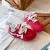 Tênis de Treino Agande Infantil Color Block Estilo Coreano 2026 Outono Novo Tênis Esportivo para Meninos Leve Tênis de Board Casual para Meninas