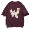 Camiseta Negra de Manga Corta para Hombre, Marca de Verano Resistente de Moda, Corte Holgado, Tallas Grandes, Diseño Único, Top de Manga Tres Cuartos, Borgoña