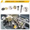 Acessórios para Máquina de Fita Automática Completa Yongchuang Mh-X201/X301 com Placa Base de Trilho Multi-Ranhura com Roda Dentada Cames de Eixo Excêntrico