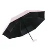 Sombrilla parasol 50% de descuento Sombrilla para uso tanto soleado como lluvioso, sombrilla cápsula, protección solar con recubrimiento negro, sombrilla solar mini portátil compacta para mujer