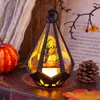 Decoraciones de Halloween Bolso Infantil Linterna de Calabaza Accesorios para Ambiente de Fiesta Adornos de Escritorio Regalos Luces Nocturnas