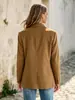 Colección de otoño nueva transfronteriza 2026: Elegante y estiloso blazer de gamuza con mangas largas y corte recto, apto tanto para el trabajo como para uso casual, moda femenina para exportación