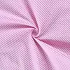 Pijama Longo de Listras Estilo Europeu e Americano para Primavera e Verão para Mulheres, Roupa de Casa, Confortável, Respirável, Conjunto Fino de Duas Peças para Usar por Cima